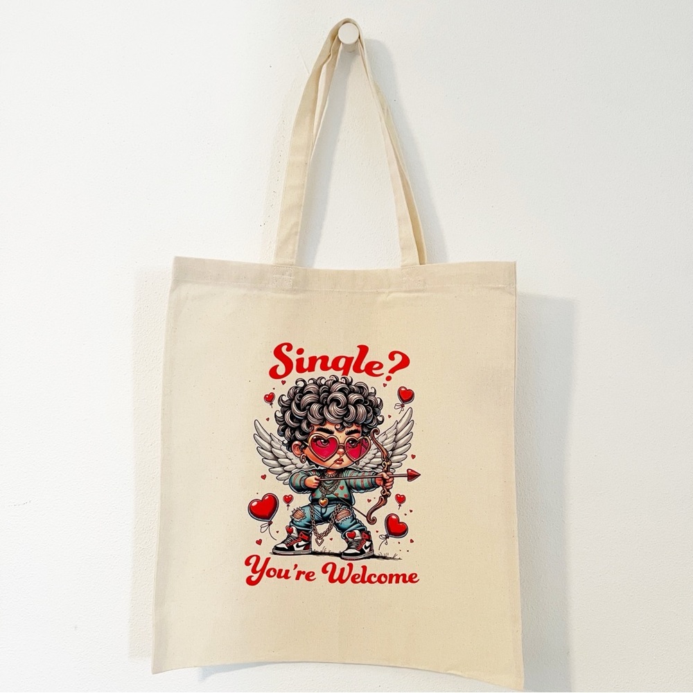 Reusable Canvas Tote Bag with Graphic for Women Gift Sturdy Cotton Tote - Picture 2 of 4